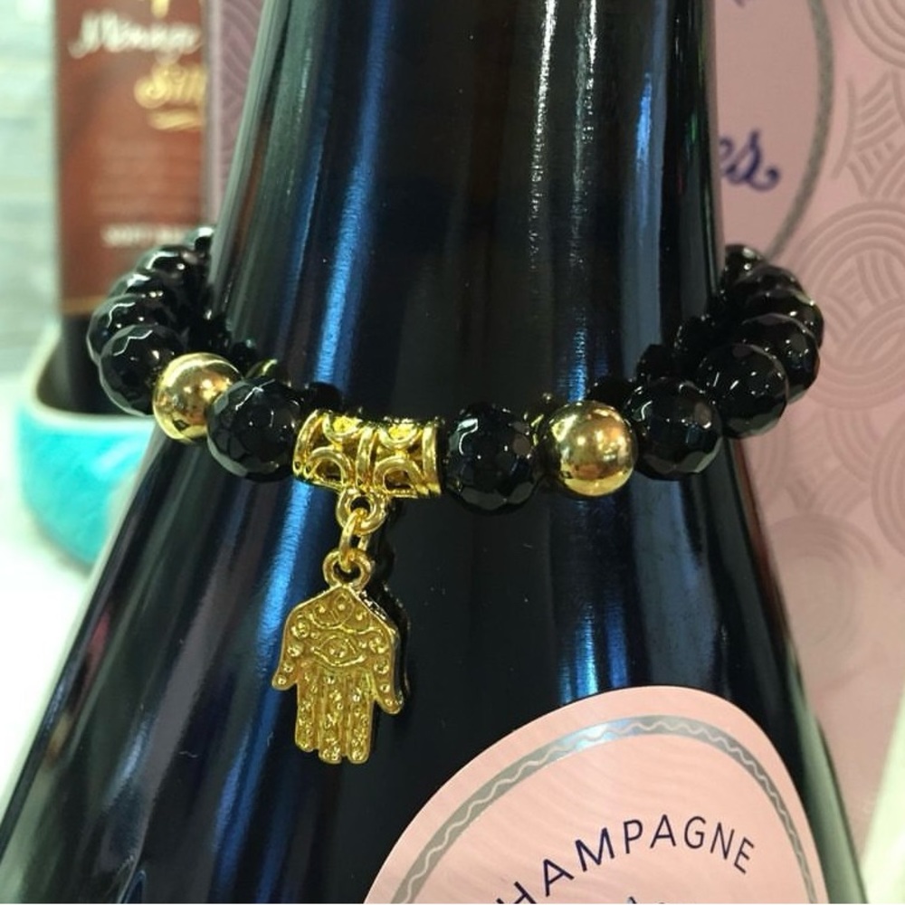 Hamsa Bead Bracelet
